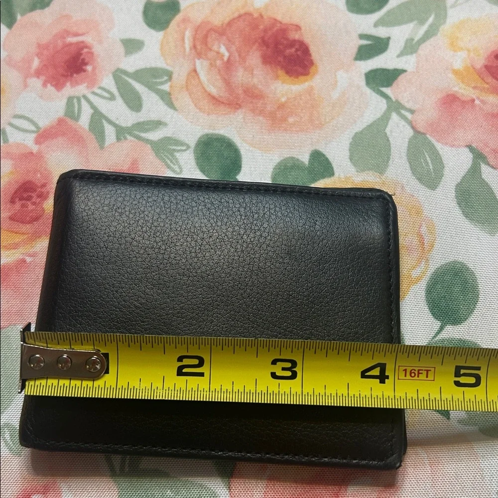 Original Penguin Black Premium Leather Bifold Wallet